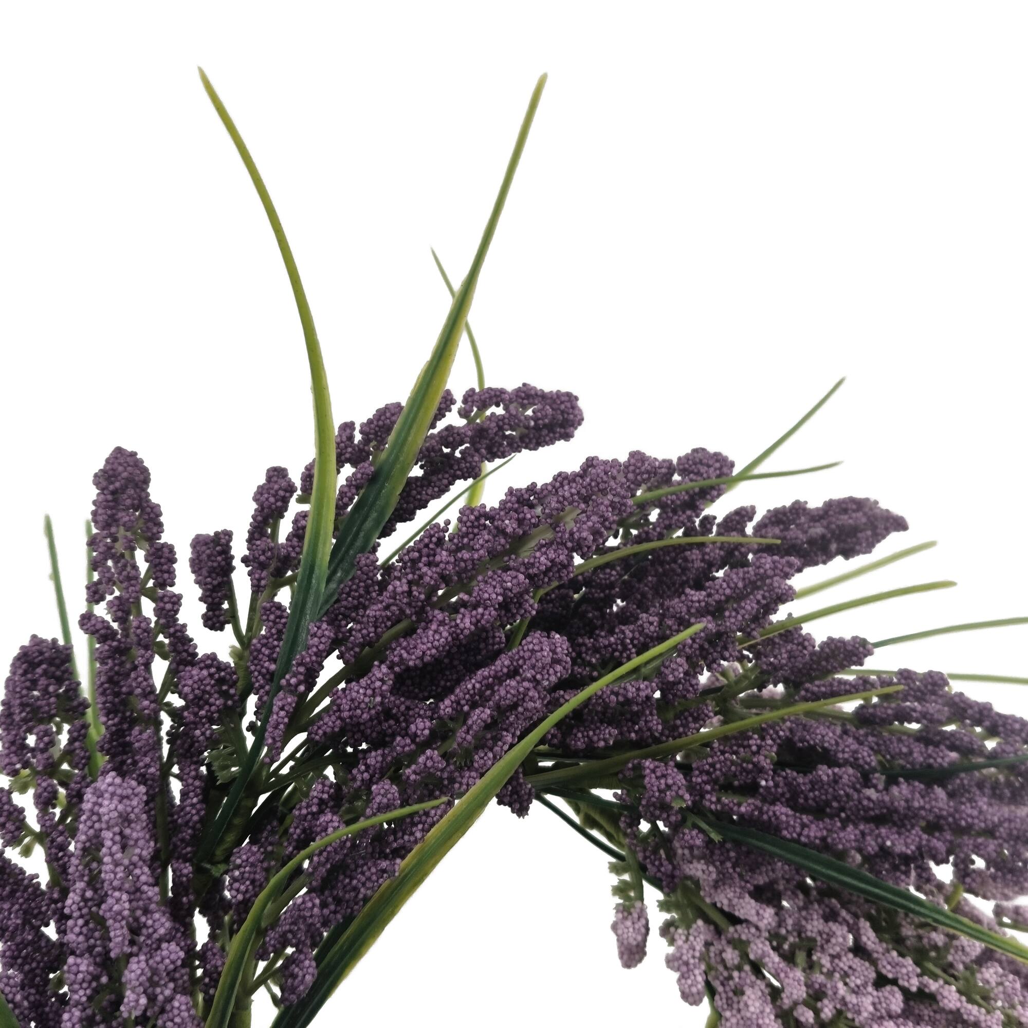 Mini Purple Heather Wreath by Ashland®